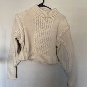zara knit sweater size M